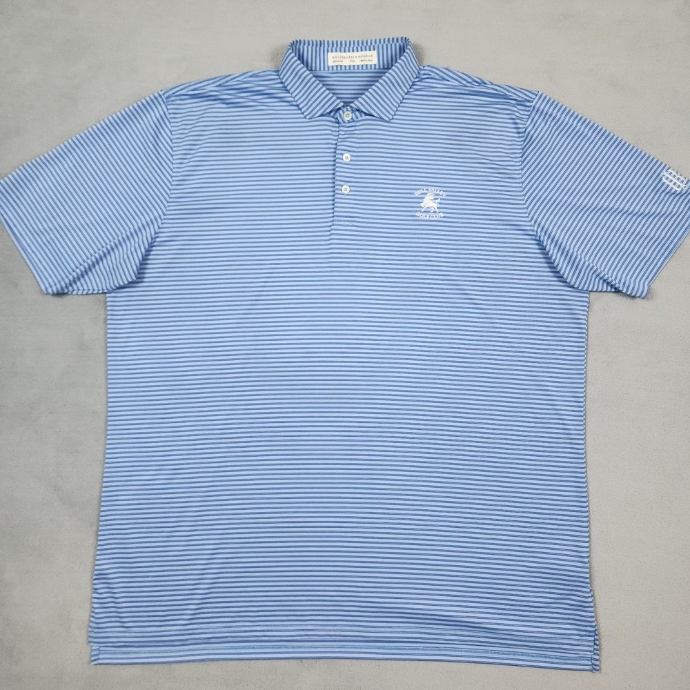 Holderness & Bourne The Landale Polo Shirt Mens XXL Bull Valley Golf Club